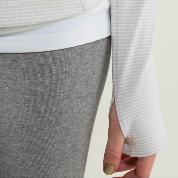 lululemon Forme Jacket Full Zip Dune White Sz 6 - Picture 4 of 16